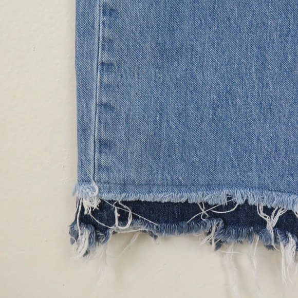 J Brand Light Blue Frayed Hem Jeans - Picture 5 of 10